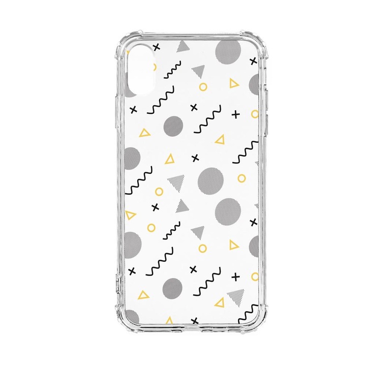 Husa Anti Shock Silicon Compatibila Cu Apple iPhone XS Max, Abstract, Military Grade Drop Protection, AS 74