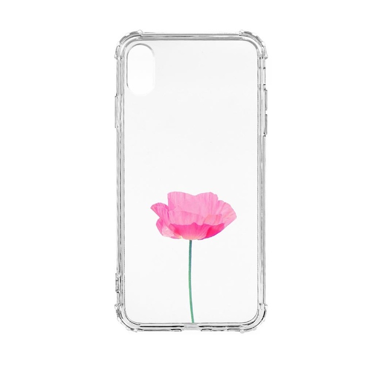Strapabíró Anti Shock Védőtok, Apple iPhone XS / iPhone X, Rose - Pastel Pink, Military Grade Drop Protection, AS 693