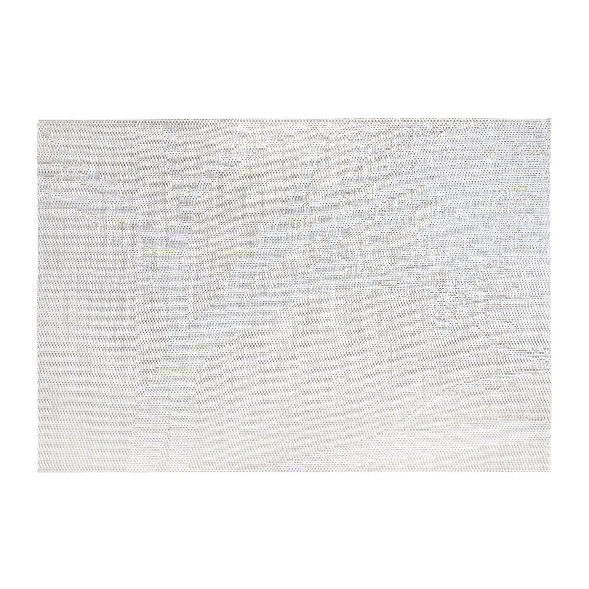 Suport farfurii Ambition, pvc, 30X45cm, copac velvet, argint