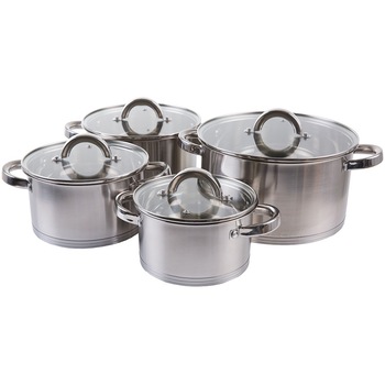 Set oale 8 piese Ambition Lex, inductie, 16 cm/1.5 L, 18 cm/2 L, 20 cm/3 L, 24 cm/5 L Set oale 8 piese Ambition Lex, inductie, 16 cm/1.5 L, 18 cm/2 L, 20 cm/3 L, 24 cm/5 L