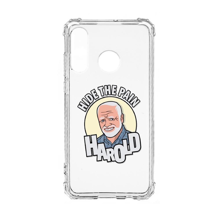 Husa Anti Shock Silicon Compatibila Cu Huawei P30 Lite, Harold Hide The Pain, Military Grade Drop Protection, AS 662