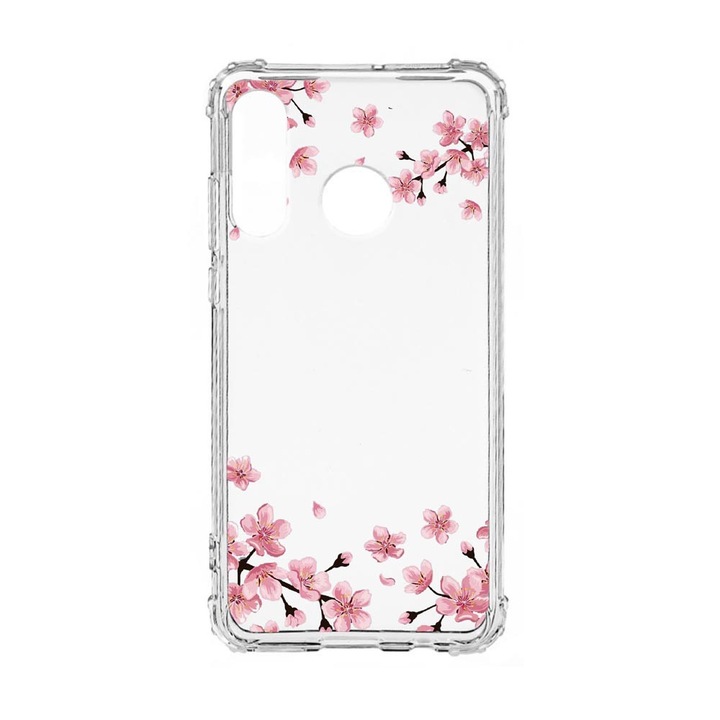 Husa Anti Shock Silicon Compatibila Cu Huawei P30 Lite, Pastel colors - flowers, Military Grade Drop Protection, AS 694