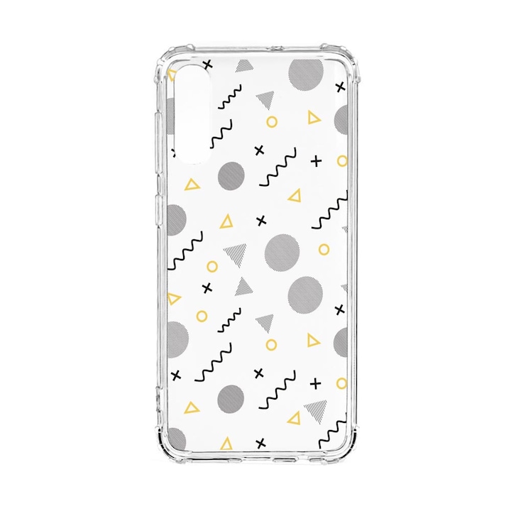 Husa Anti Shock Compatibila Cu Xiaomi Redmi 9A, Abstract, Premium Silicon, Military Grade Drop Protection, AS 74