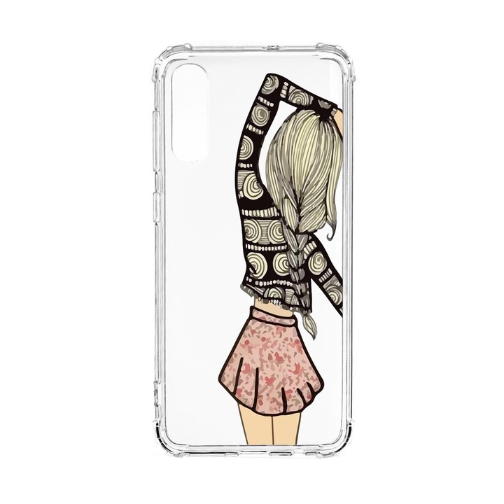 Husa Anti Shock Compatibila Cu Xiaomi Redmi 9A, Girl Friend, Premium Silicon, Military Grade Drop Protection, AS 188