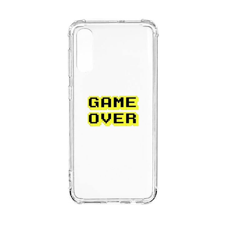 Husa Anti Shock Compatibila Cu Samsung Galaxy A50, Game Over, Premium Silicon, Military Grade Drop Protection, AS 671
