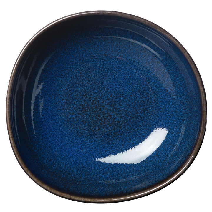 Lave kék reggelizőtál Villeroy and Boch, porcelán, kék, 17 cm