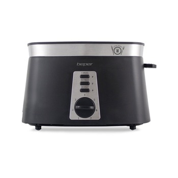 Prajitor de paine, 920 W, 3 functii, tavita detasabila pentru firimituri, Beper, 90.392 Prajitor de paine, 920 W, 3 functii, tavita detasabila pentru firimituri, Beper, 90.392
