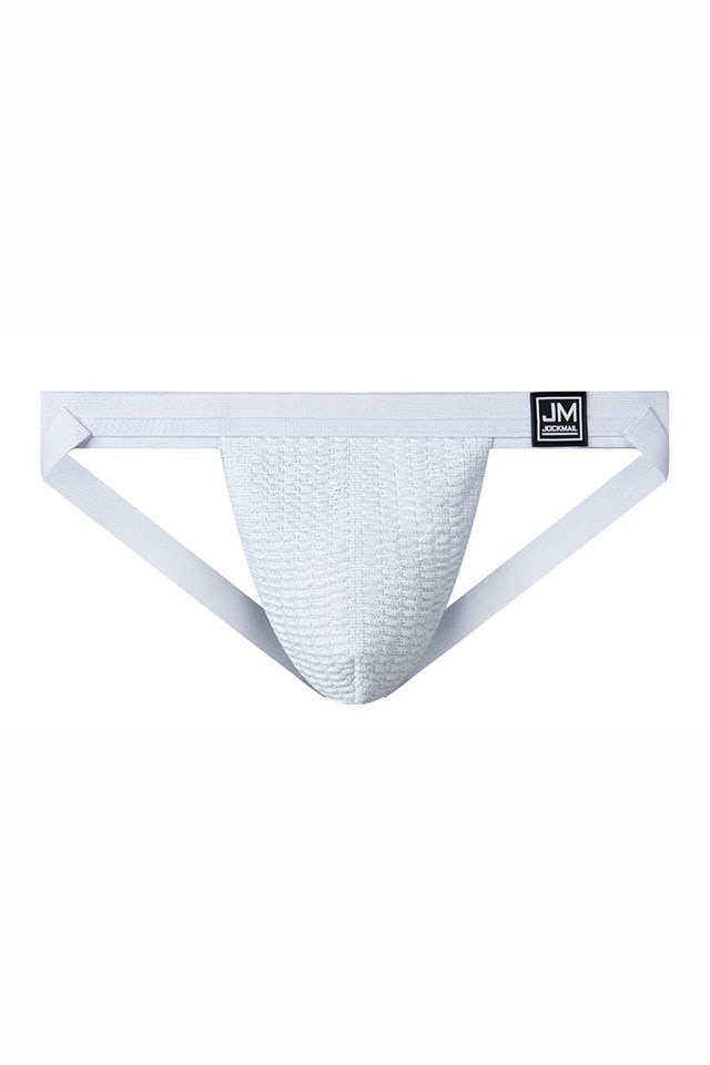 Chiloti Sexy Jockstrap Jockmail Push Up Suspensor Boxeri Mesh Freedom Alb L Emagro 