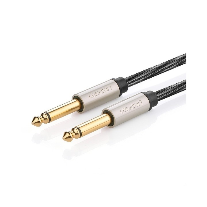 Аудио кабел, мъжки жак към 6,5 мм мъжки жак, 8 метра