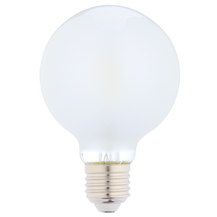 Крушка Hoff Glob G80 E27 4W 540lm, 6500 K, материал стъклен дифузьор, мат