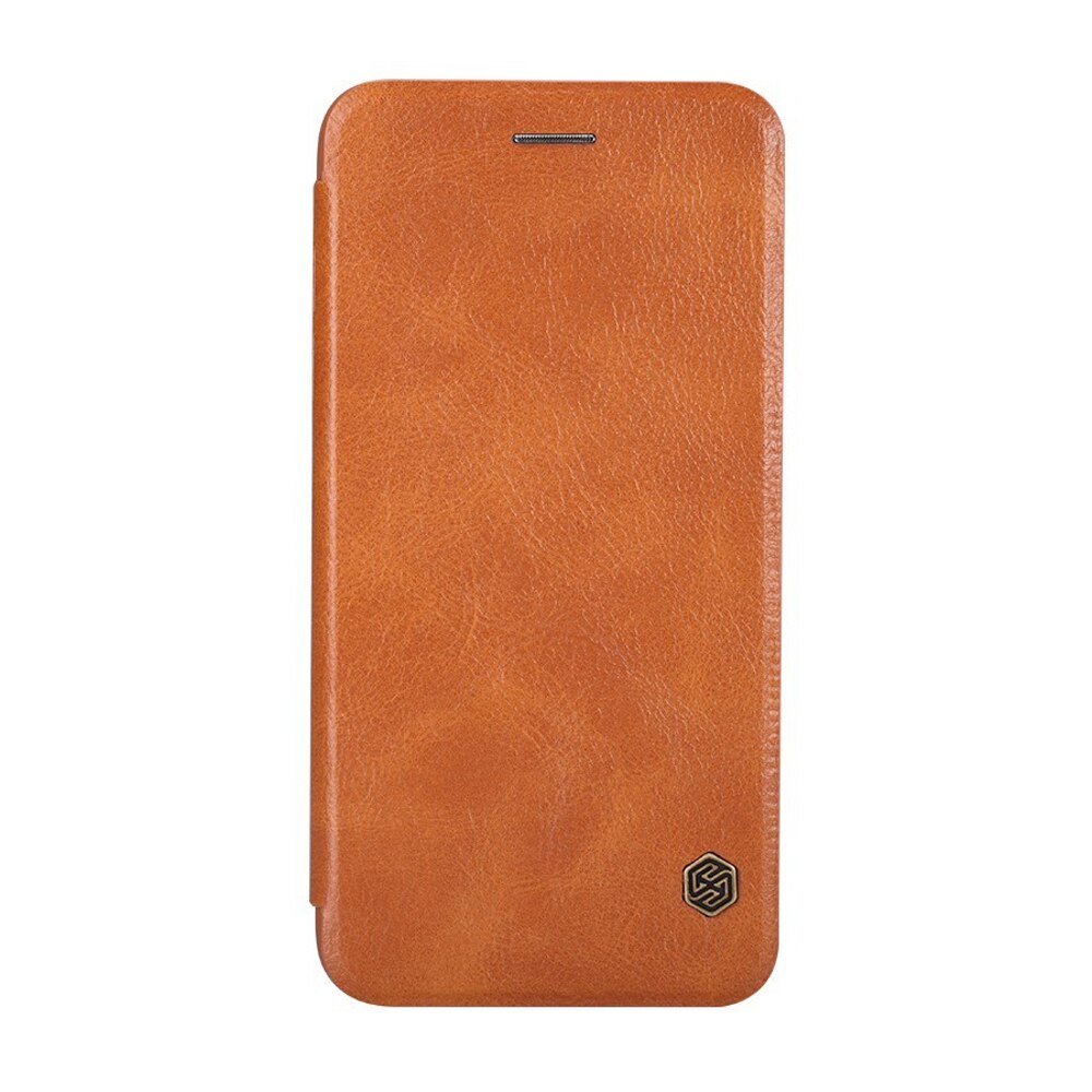 Husa Book Nillkin Qin pentru Apple iPhone 7 Plus, Maro