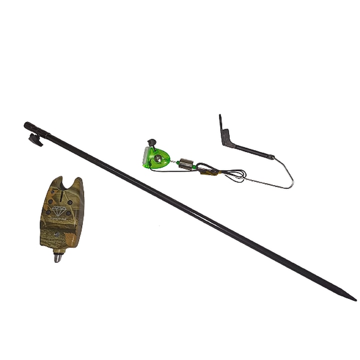 Set senzor pescuit, swinger luminos, suport telescopic, inaltime 100cm