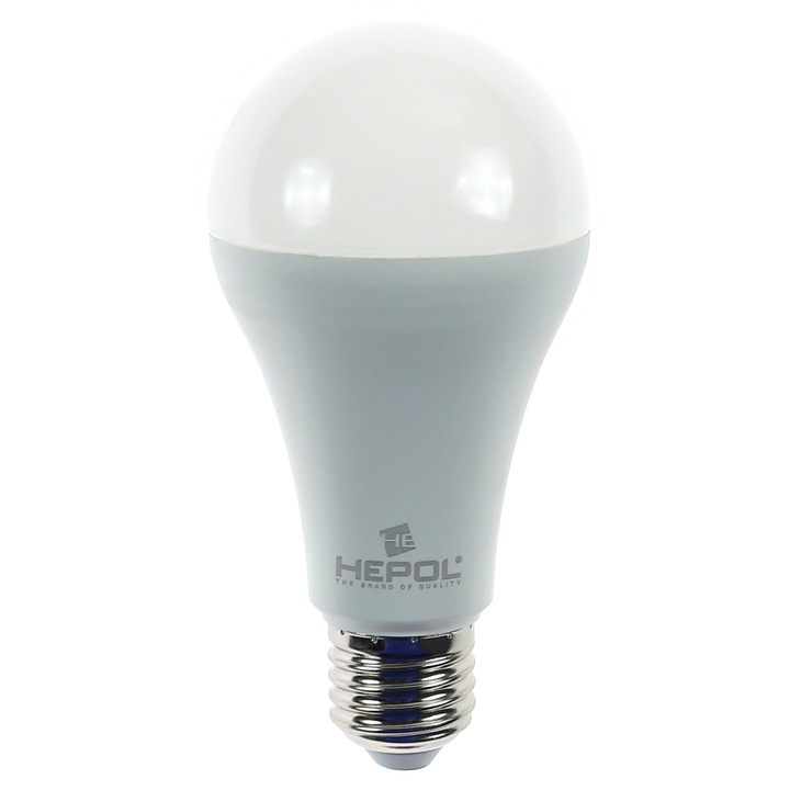 LED крушка Hepol classic A65 E27 18W 2100lm топла светлина 3000 K
