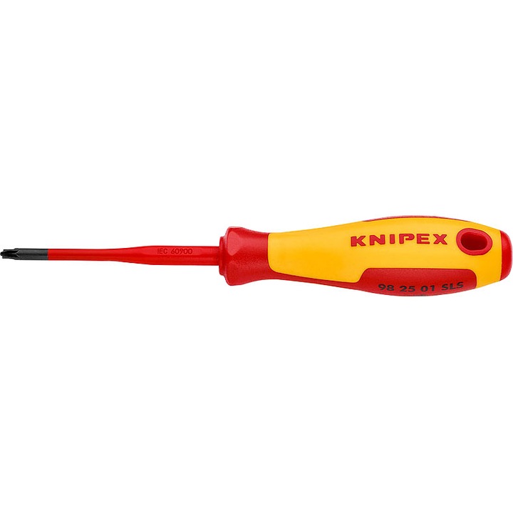Slim PlusMinusPZ csavarhúzó, 1000 V-on szigetelt, KNIPEX, SL/PZ1 x 80 mm