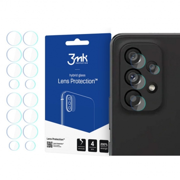 Комплект Протектор 3MK, Lens Protection, за Samsung Galaxy A53 5G, 4 броя
