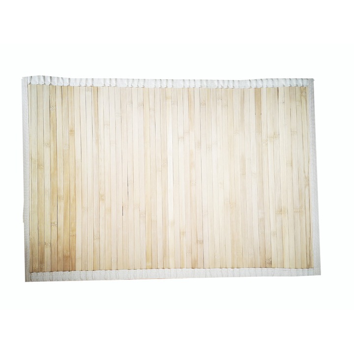 Covor bambus, Sunchaser, 60x90 cm, Crem