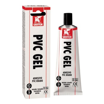 Adeziv gel Griffon pentru tevi PVC, 125 ml Adeziv gel Griffon pentru tevi PVC, 125 ml
