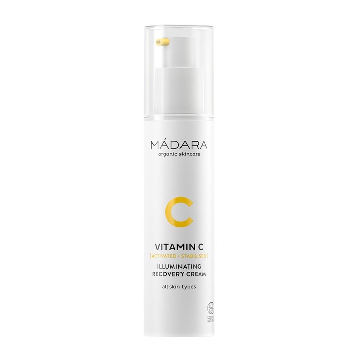 Crema reparatoare iluminatoare cu vitamina C, Madara, 50ml