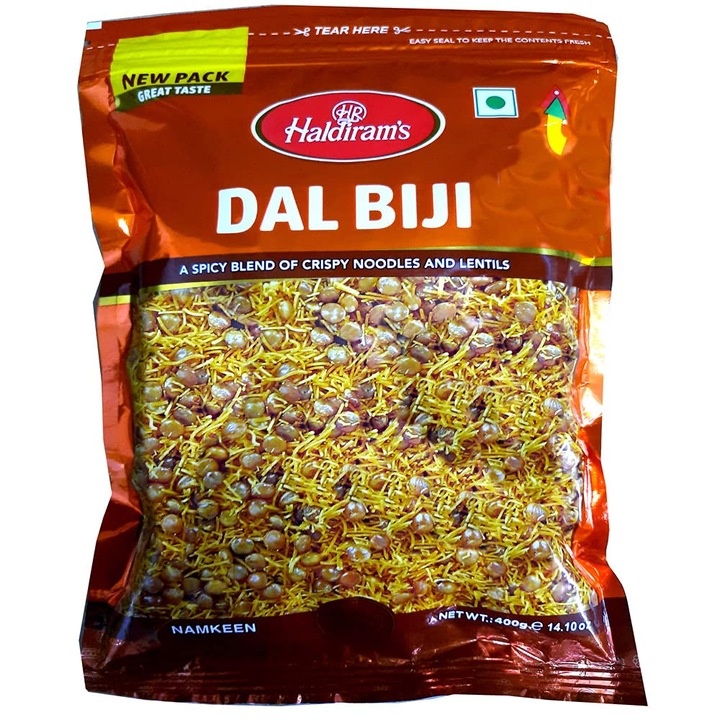 Snacks Indian Linte si Taietei Crocanti, Dal Biji 160g - Haldiram's