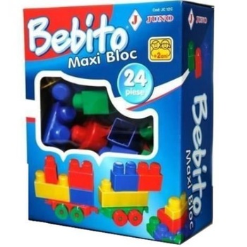 Joc constructie Bebito Maxi Rond, 24 piese Joc constructie Bebito Maxi Rond, 24 piese