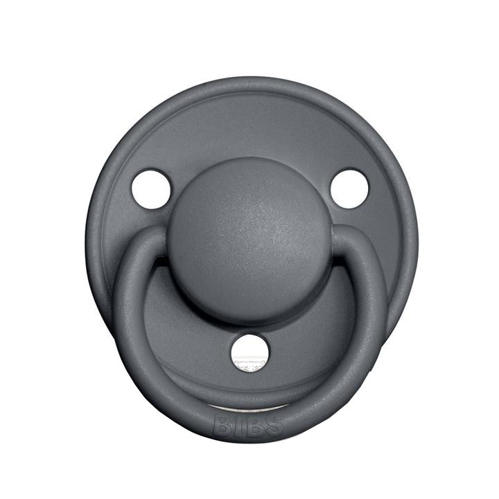 Suzeta rotunda din silicon 0-36 luni Bibs De Lux Iron