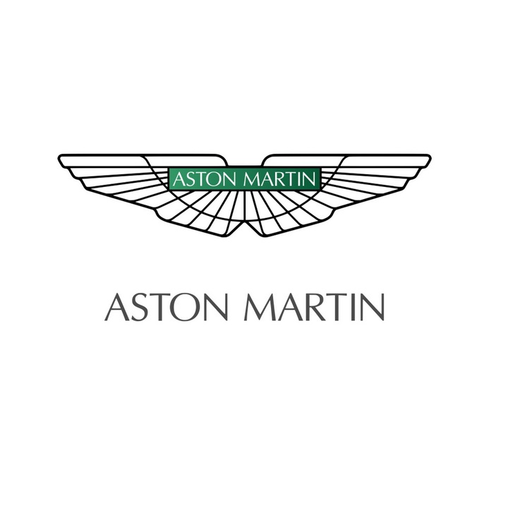 Aston Martin matrica, 15cmx12cm, autóra, motorra, laptopra, táblagépre, ablakra, üvegre, többszínű ragasztáshoz