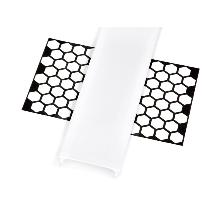 Дифузьор за алуминиев профил Lumines, Двоен, 1м