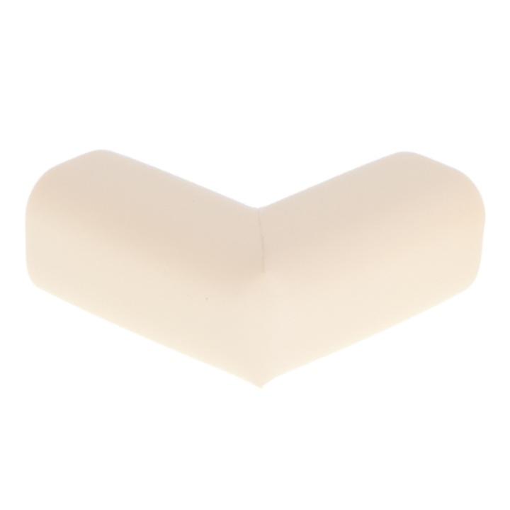 Set 10 protectii pentru colturi mobila, Spuma, 50x23x8 mm, Bej
