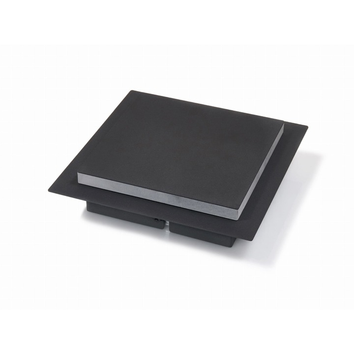 LED fali lámpa Berge, Squera, 7W, 4500K, Fekete