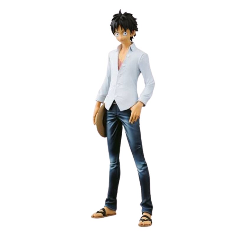 Banpresto Figurine d'action Monkey.D.Luffy & Going Merry One Piece - World Collectable Log Stories 8 cm - BP28928P Multicolore - Figurine à Collectionner - Idéal pour Les Fans d'Anime