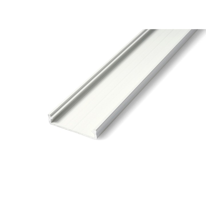 Alumínium profil LED szalagokhoz Lumines, Solis, 1m, Fehér