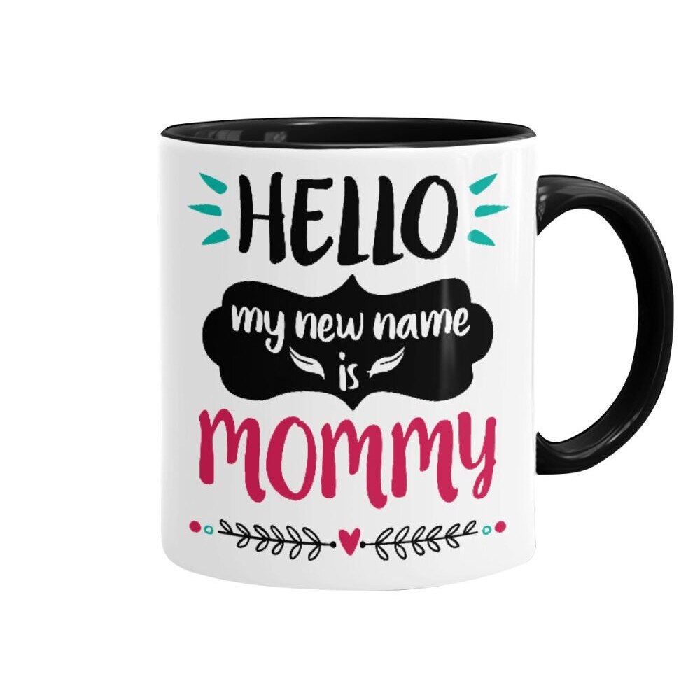 Cana Hello My New Name Is Mommy Ceramica Model Text 330 Ml Alb cana-hello-my-new-name-is-mommy-ceramica-model-text-330-ml-alb
