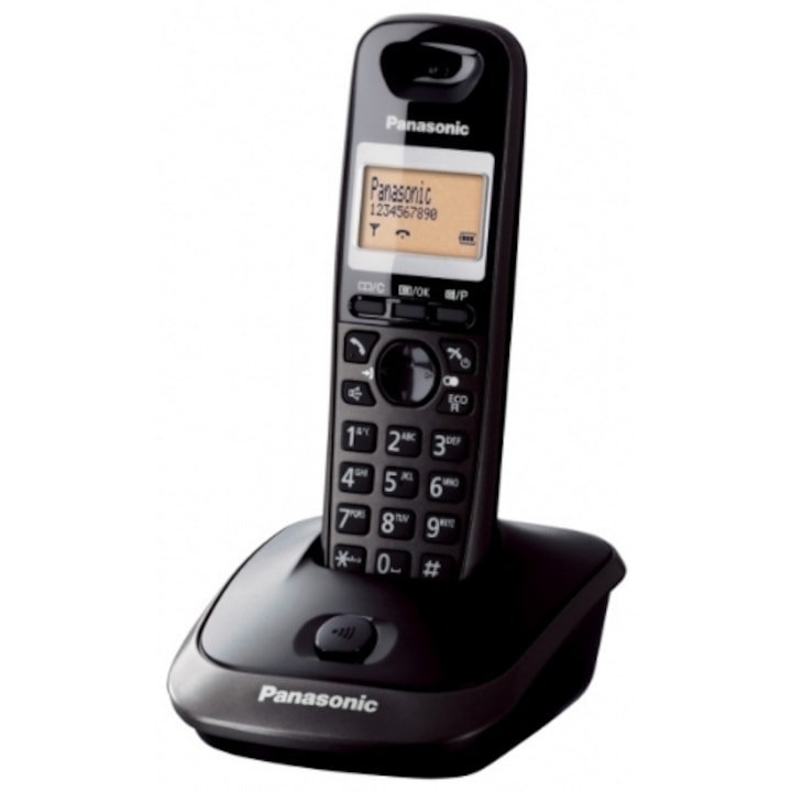 Panasonic DECT KX-TG2511FXT telefon, CallerID, Fekete