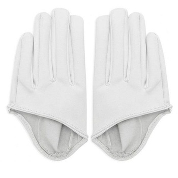 Manusi fashion, albe, S/M, DyStyle Manusi fashion, albe, S/M, DyStyle