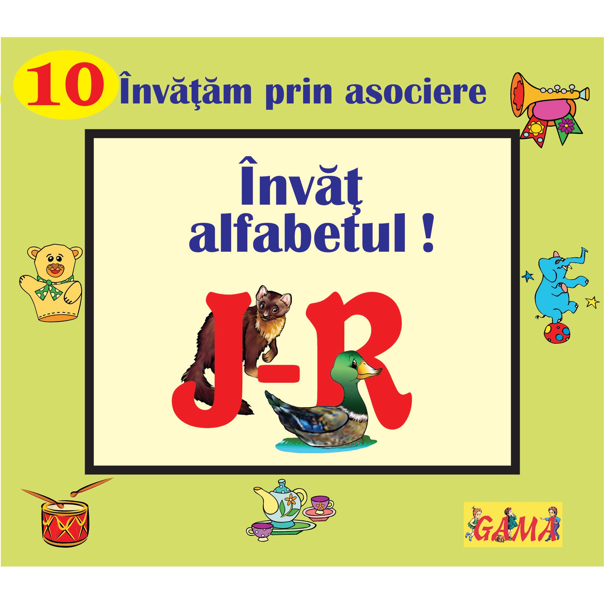Invat alfabetul J - R