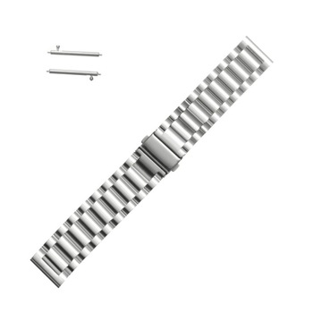 Curea metalica argintie compatibila cu Samsung Gear S2+doua telescoape Quick Release incluse in pachet,latime prindere 20mm Curea metalica argintie compatibila cu Samsung Gear S2+doua telescoape Quick Release incluse in pachet,latime prindere 20mm
