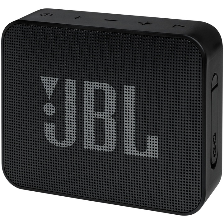 JBL Go Essential Hordozható hangszóró, IPX7, Fekete