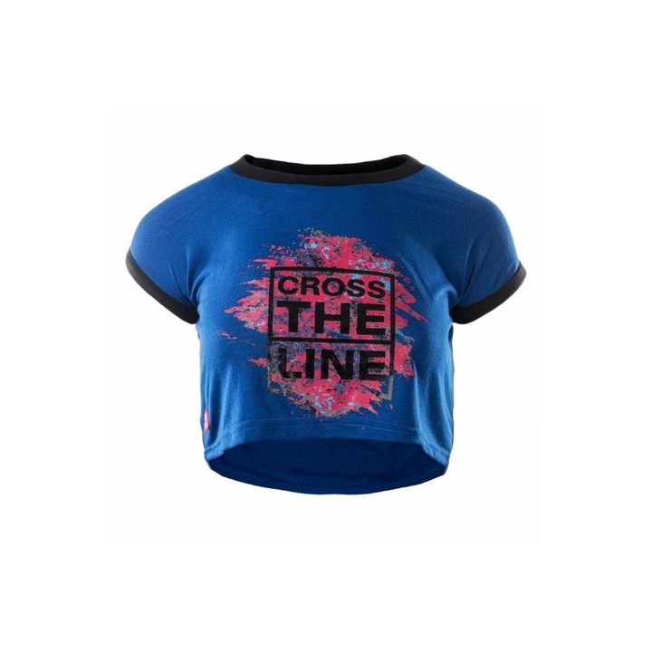 Tricou fitness dama iq dansa, Albastru
