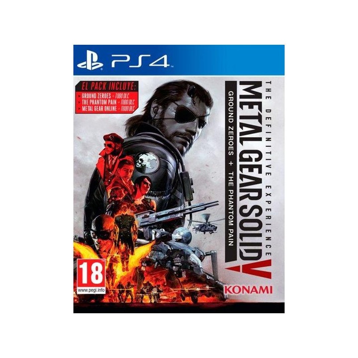 Metal Gear Solid V The Definitive Experience (Phantom Pain + Ground Zeroes) PS4