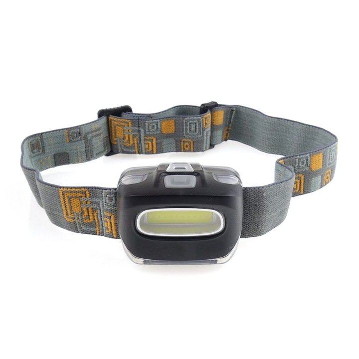 Fejlámpa, AMIO, LED lámpa, fejlámpa, 3 x AAA, 150 lumen