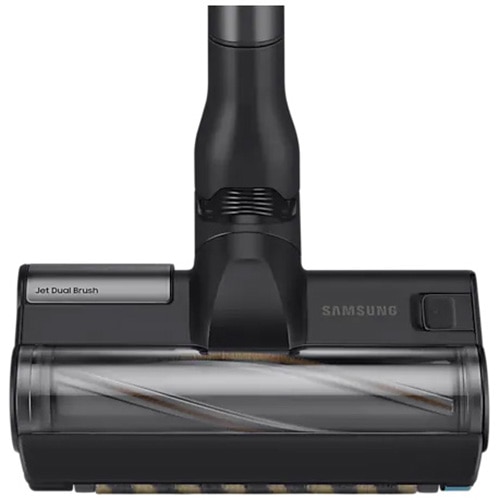 Aspirator vertical Samsung Bespoke Jet One Complete Extra, VS20A95943N/GE, 0.5L, Statie coletare praf 2L, 25.2V, 580W, Digital Inverter, Filtrare 99.99% , Display LCD, Perie covoare, Perie parchet, Perie Pet, Autonomie 120 min, Verde
