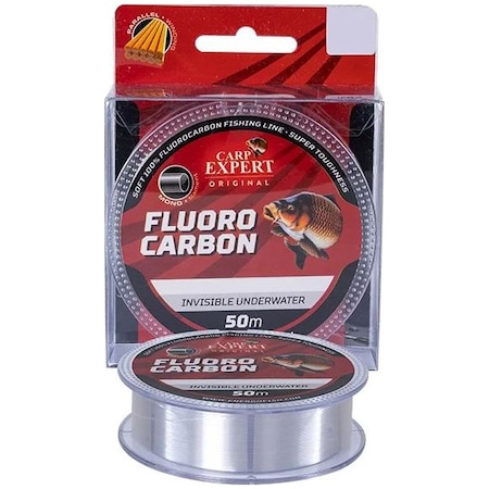 Fir Carp Expert Fluorocarbon, Transparent, 0.35mm, 50m