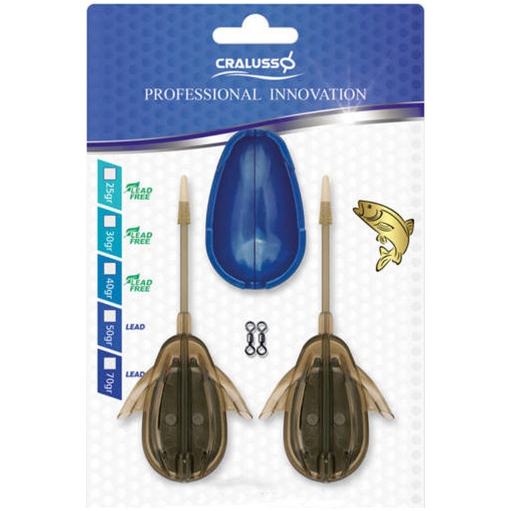 Set Method Feeder Cralusso Double Chance, 30g, cu matrita