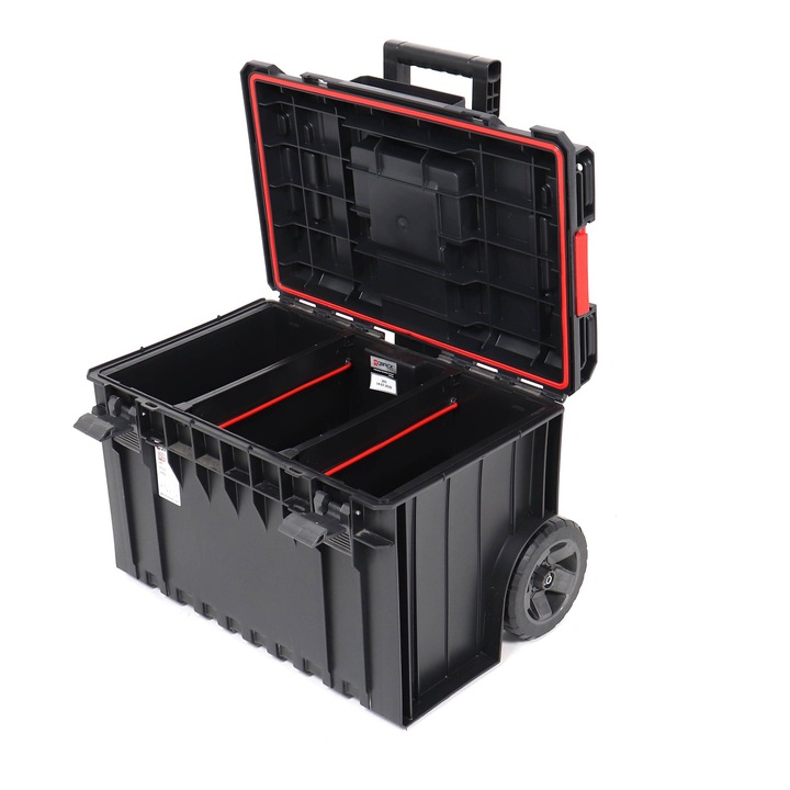 Cutie pentru scule, cu roti, Qbrick System One Cart, material polipropilena, 600 x 460 x 765 mm