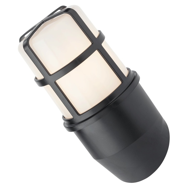 Aplica oblica exterior IS0922, 1 x E27, IP54, Negru