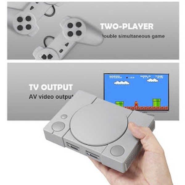 Consola de jocuri video retro FOXMAG24, cu 2 joystick-uri si 1 arma laser incluse