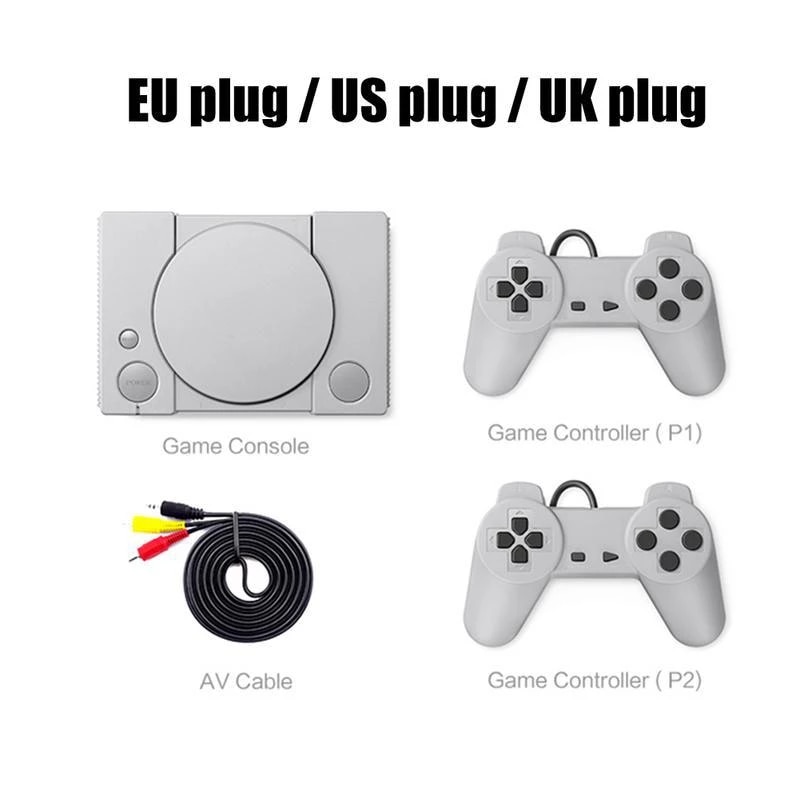 Consola de jocuri video retro FOXMAG24, cu 2 joystick-uri si 1 arma laser incluse
