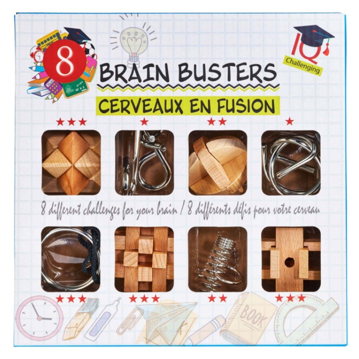 Eureka - Brain Busters 8 db mechanikus puzzle készlet
