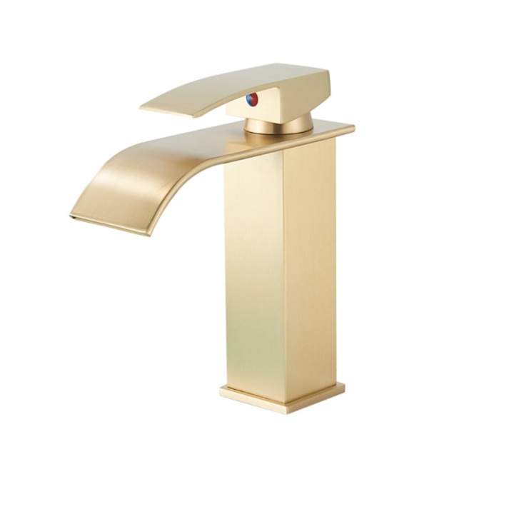 Blackswan Fürdőszoba mosdó csaptelep, M102 típus, 19 cm, Matt aranyszínű modell