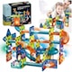 Set de Constructie Magnetic Tiles 3D, jucarii educationale luminoase STEM, baieti si fete, 110 Piese, 3 ani +